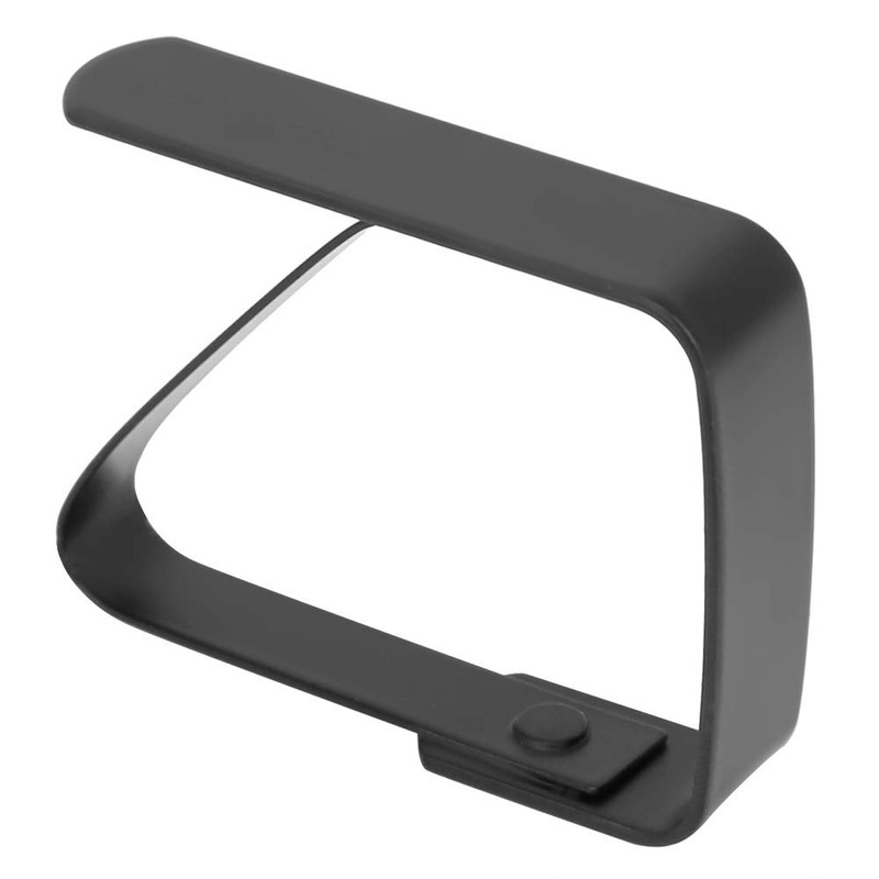 Table Cloth Clip Black, Stainless Steel Made Wide Triangular Non-slip