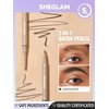 SHEGLAM Dual-Sided Eyebrow Pencils Cream Waterproof Long Lasting Eye brow
