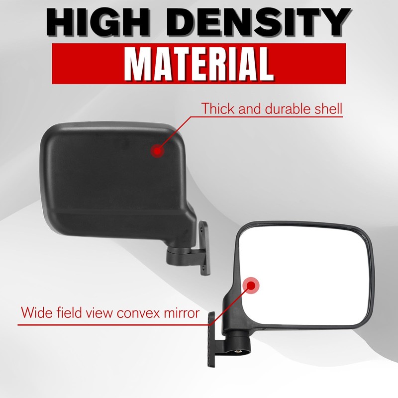 A & UTV PRO Wider Side Mirrors for Honda Pioneer