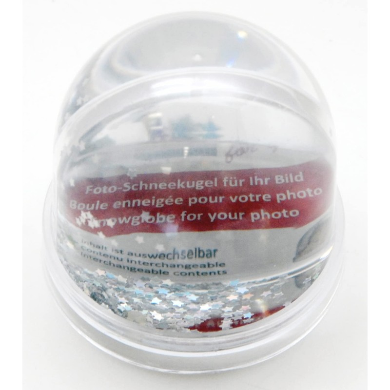 Snowglobe for You 50011 Photo Snow Globe Large with Picture