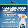 Nix Lice & Bed Bug Killing Spray for Home, Bedding
