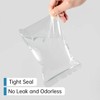 Fessary 100pcs 4 X 7 Clear Reclosable Zip Plastic Poly