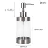 1PC 350ml Soap Dispenser Countertop Pump Lotion Bottle 304 Stainless