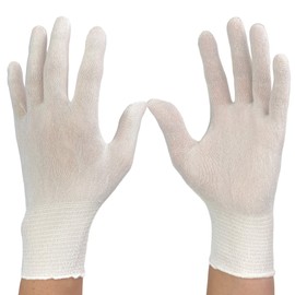WINESS Inner Gloves, Cupro Inner Gloves, Thin, Ultra Thin, 18 Gauge, Bemberg Gloves, 6 Sheets, 20 Sheets, 100 Pieces, One Size Fits Most, Rough Hands, Disposable Gloves, Dental Hygienist, Nursing, Stylish (Produce (6 Pieces)