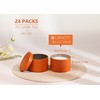 Aroparc Candle Tins 8oz with Lids, 24 Pack Seamless Candle