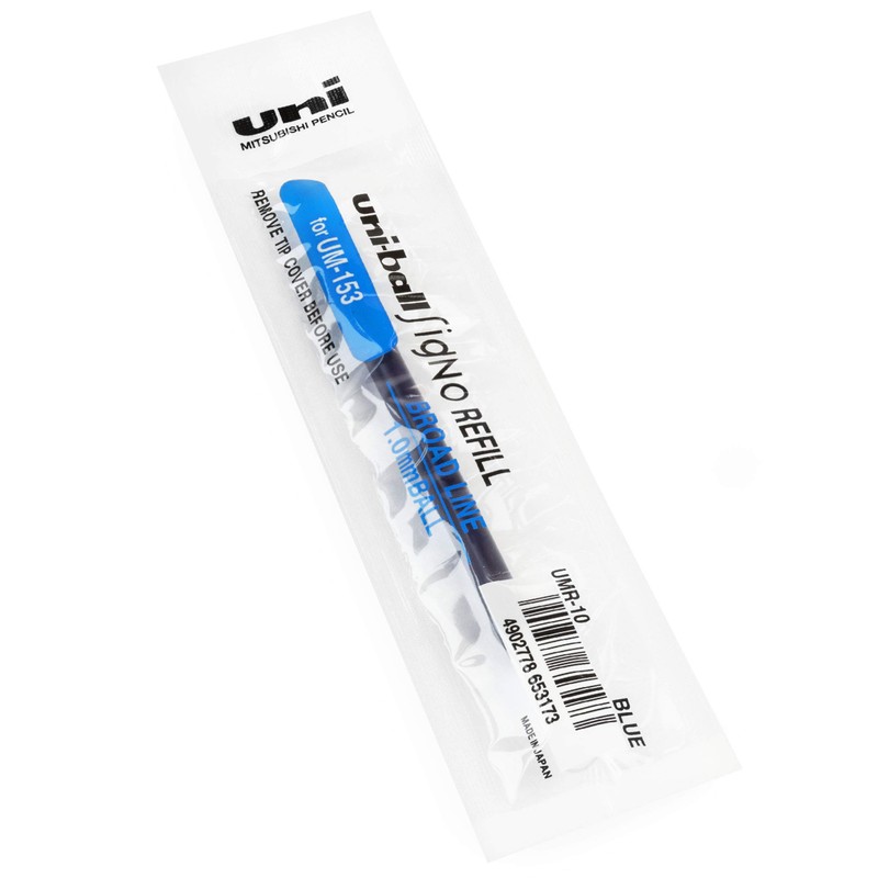 Uni-Ball Signo UM-153 Ballpoint Pen Refills 1.0mm Tip Gel Ink