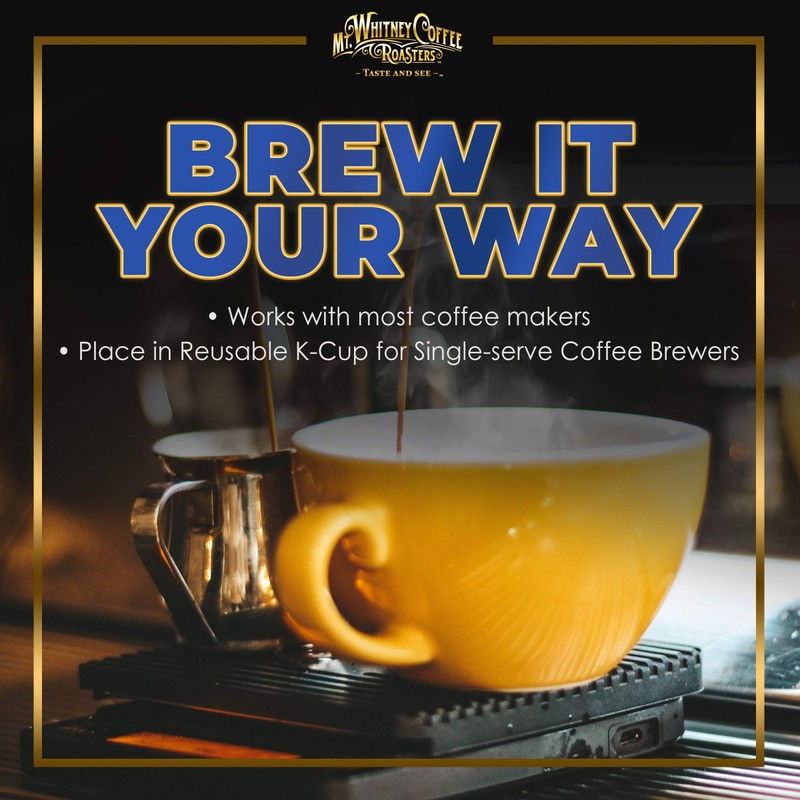 Mt. Whitney Organic Gayo Mountain Sumatra, Medium Dark Roast, Low