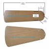 Westinghouse 5 - 42" Reversible Ceiling Fan Blades, Indoor /