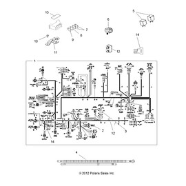 Polaris ATV ATC Fuse, 5 Amp, Genuine OEM Part 4011681, Qty 1