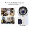 Dual Lens 4+4MP PTZ+Bullet Indoor WiFi Camera – AI Human