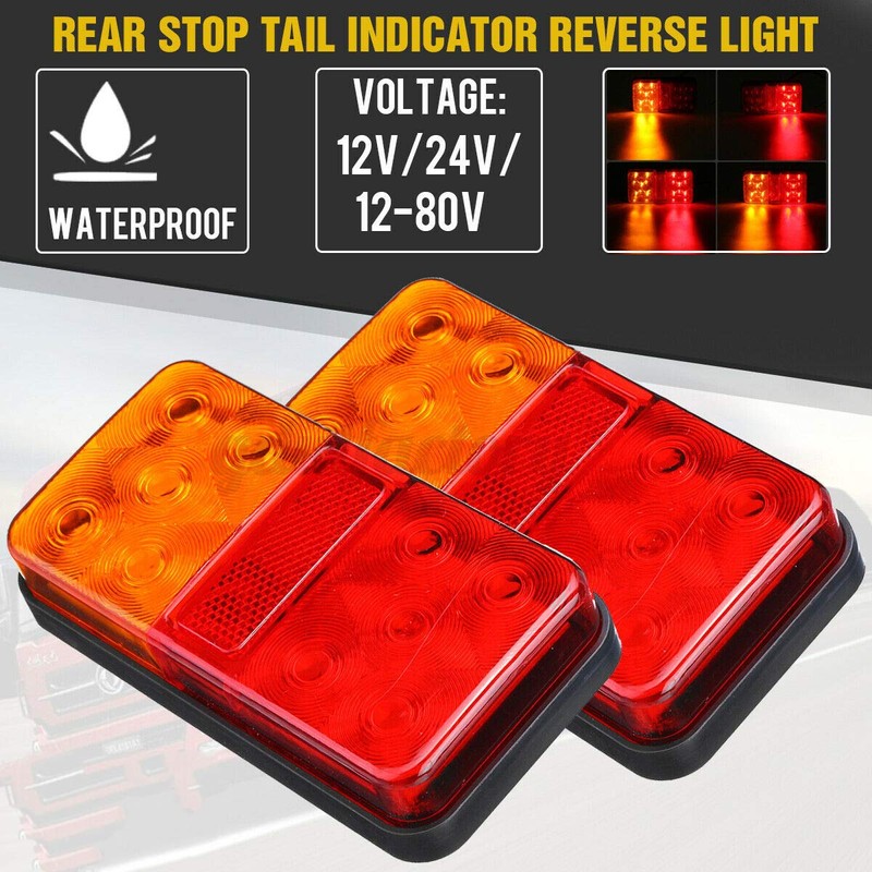 CICMOD L-ED Rear Light Brake Indicator Light Waterproof Universal for