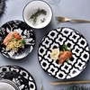 Wisenvoy Dinnerware Set - Ceramic Plates and Bowls for 4