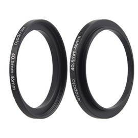 40.5mm to 46mm Step Up Ring Filter Adapter for canon Nikon NEX M4/3 UV,ND,CPL, 40.5-46mm Metal Step Up Ring Adapter