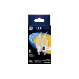 LED CAC BULB CLR 5W 2PK