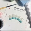 [Ar] Mint pearl handmade nail tip drawing nail art specialist