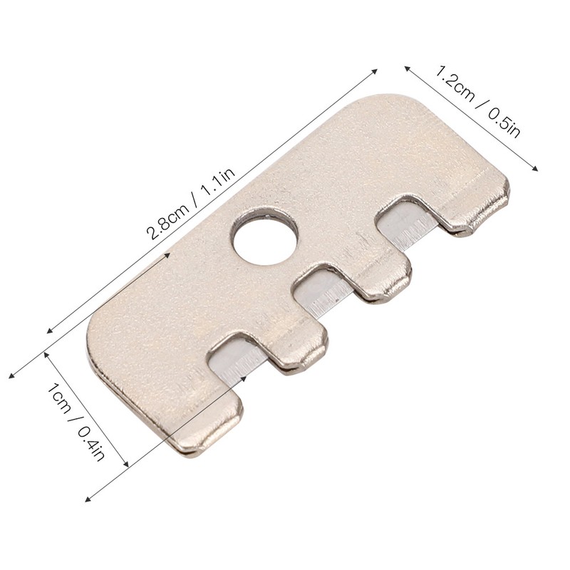 50Pcs Sewing Machine Thread Cutter Installed at Presser Foot Place