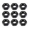 uxcell M4 Carbon Steel Grade 8 Hexagon Hex Nut Black