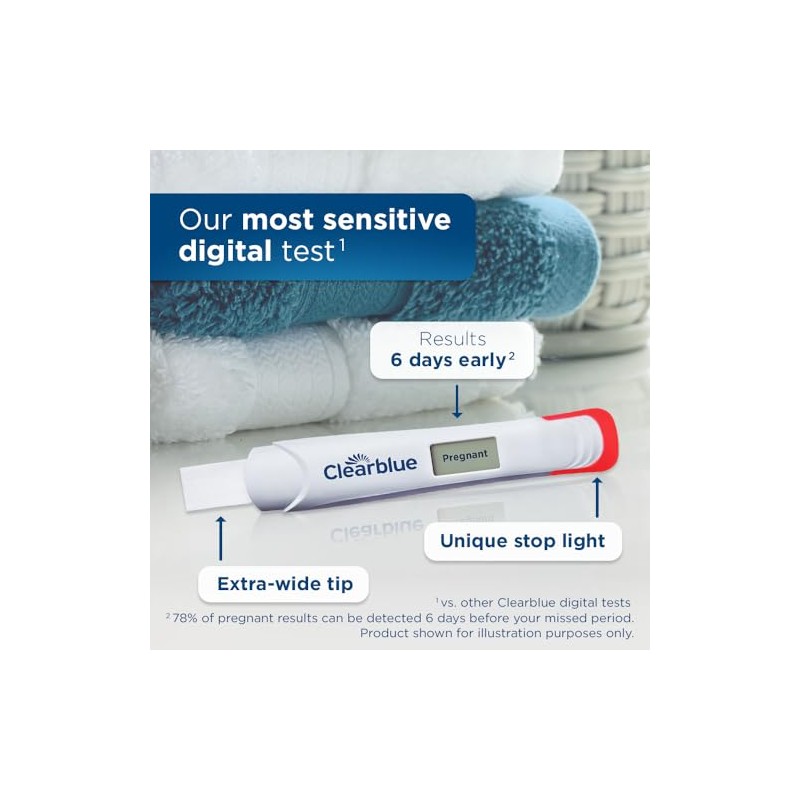 Clearblue Early Digital Pregnancy Test, Early Detection at Home Pregnancy