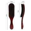 Cepillo De Pelo De Cerdas De Jabalí Natural, Peine De