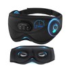 ZHENYEMEI Bluetooth Sleep Mask with Smart Timing, 100% Blackout 3D
