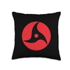 Anime Style Japanese Manga Comic Style Pattern Black Red Throw