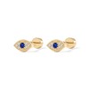 PAVOI PAVOI 14K Gold Flat Backs (Evil Eye, Yellow Gold)