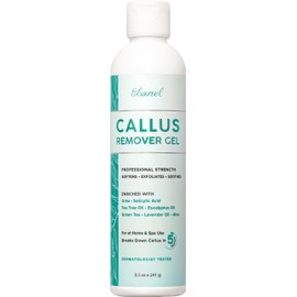 Ebanel Professional Callus Remover for Feet with 20% Urea, Epsom Salt, Salicylic Acid, Glycolic Acid, Heel Toe Foot Callus Remover Gel Peel Exfoliator Dead Skin Removal for Feet, Cracked Heel Repair
