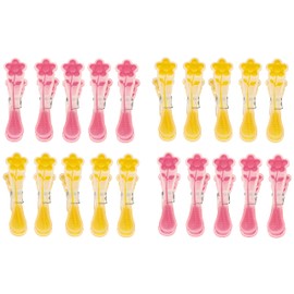 KOTARBAU® Clothes Pegs with Rubber Inserts Pack of 20 in Floral Design
