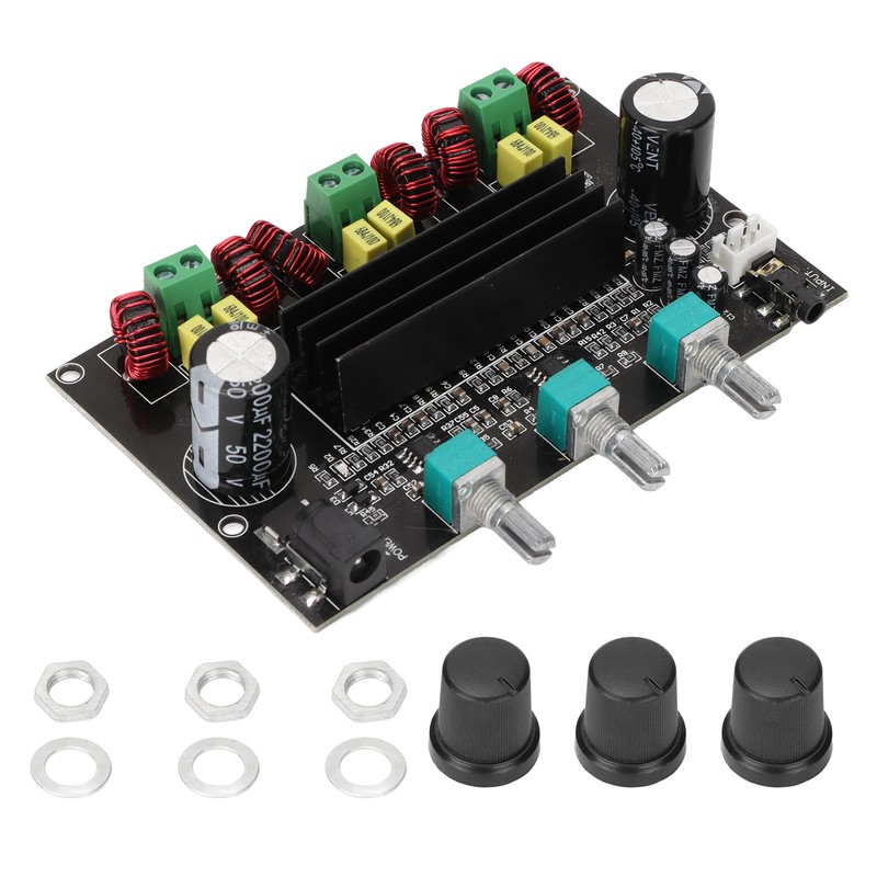 Digital Power Amplifier Board 80W+80W+100W 2.1 Channel Power Amplifier Board