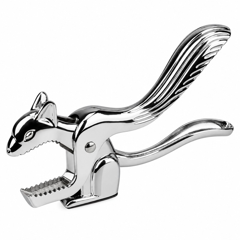 Stainless Steel Squirrel Nutcracker Tool – Multifunctional Handheld Nut Shell