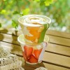 50 Pack Clear Cups with Lids6 oz Plastic Disposable Cups
