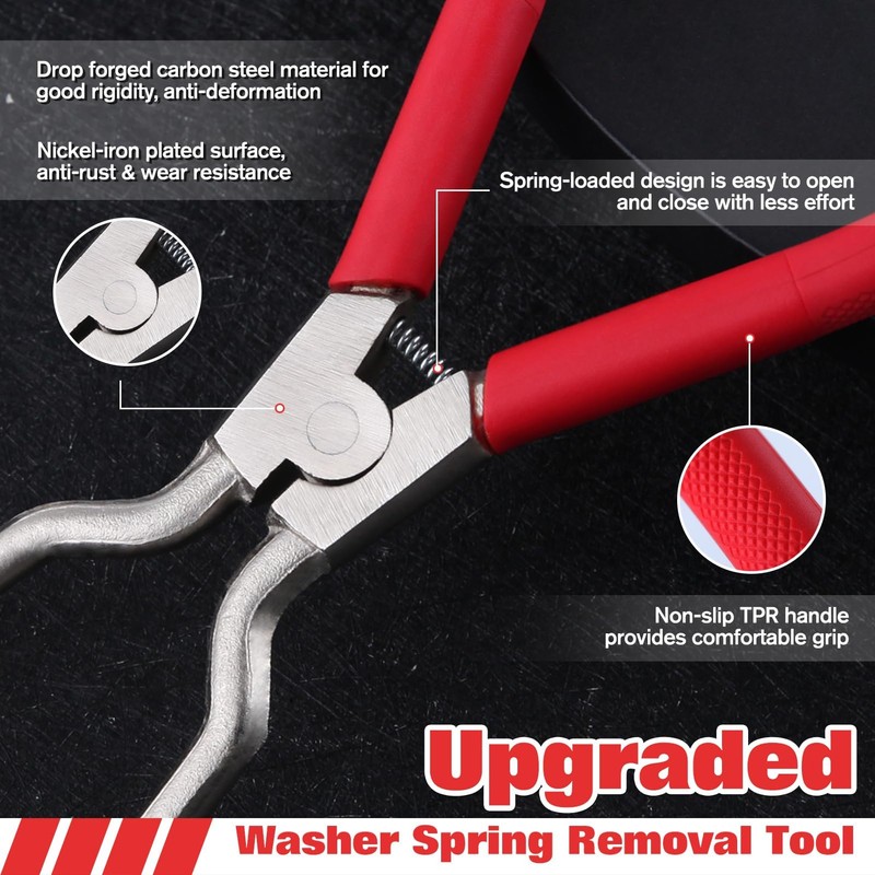 LEONTOOL Washer Spring Removal Tool Extension Tool Washer Pliers Max