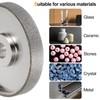 HARFINGTON Diamond Lapidary Wheel 6 Inch x 1 Inch Arbor