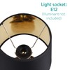 Navaris Gold Pineapple Table Lamp - Mini Lamp 13.8" Tall