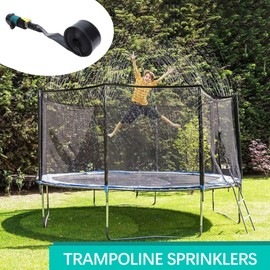 Trampoline Sprinkler for Kids and Adults - Adjustable Pressure Water Park Fun Summer Toys for Backyard