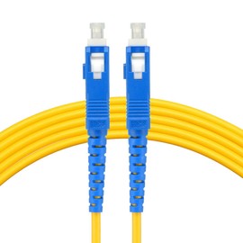 uxcell Fiber Cable,3 Meters 10Ft SC to SC 9/125 Single-Mode Fiber Optic Cable Jumper Optical Patch Cord SC-SC
