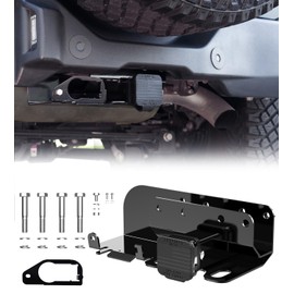 Xprite Rear Trailer Hitch Receiver Kit Compatible with 2021 2022 2023 2024 Ford Bronco 2 Door & 4 Door Models (Exclude Bronco Sport) 2 Inch Rear Bumper Tow Hitch Receiver with Cover