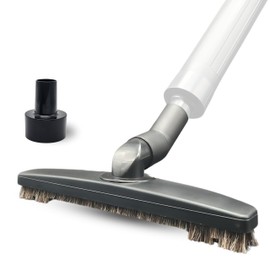 for Shop Vac Upgraded Vacuum Brush Attachment with Horse Hair Soft Bristles and Flexible Brush Head - Work on Low Carpet, Hardwood/Tiles/Hard Floors (for Shop-Vac Using 1 1/4'' & 2 1/2'' Accessories)