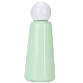 FAFAXOXO 17 oz About 500 ML Stainless Steel Water Bottle - Vacuum Insulated Water Bottle -Hot&cold Drink Metal Water Flask,BPA Free (White cyan)