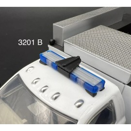 Non Operating Lightbars 1/32 Whelen Edge Lightbar Blue w/ Speaker Highway Patrol State Police