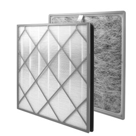 HE401 Filter Replacement Compatible with Shark Air Purifier 4-Fan Models HE400 HE401 HE402 HE405 Filter Replacement, H13 True HEPA Filter, #HE4FKPET, 1 Set