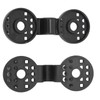 100pcs Shade Cloth Plastic Clips Round Fixing Clips for Greenhouse