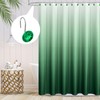 MitoVilla Green Shower Curtain Hooks Rings, Metal Shower Hooks for