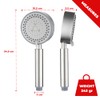 Shower Head High Pressure Water-Saving Hand Shower 304 Stainless Steel