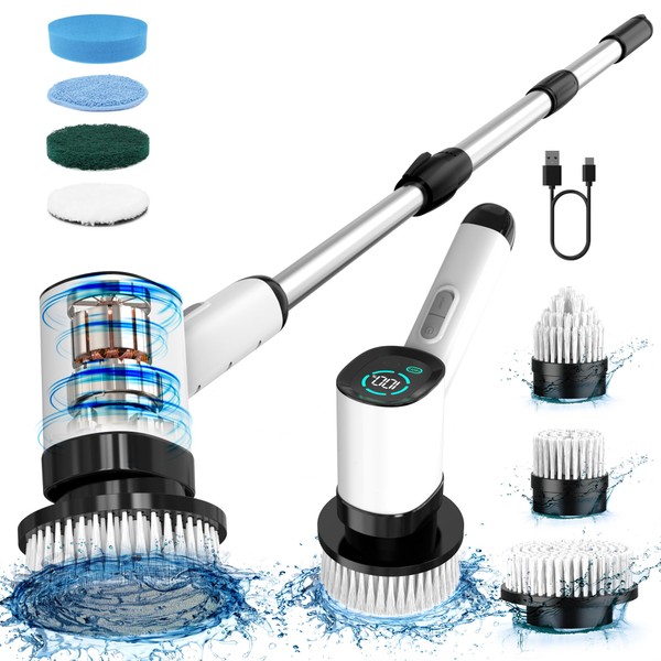 RotaShine Electric Spin Scrubber - Electric Scrubber for Cleaning with