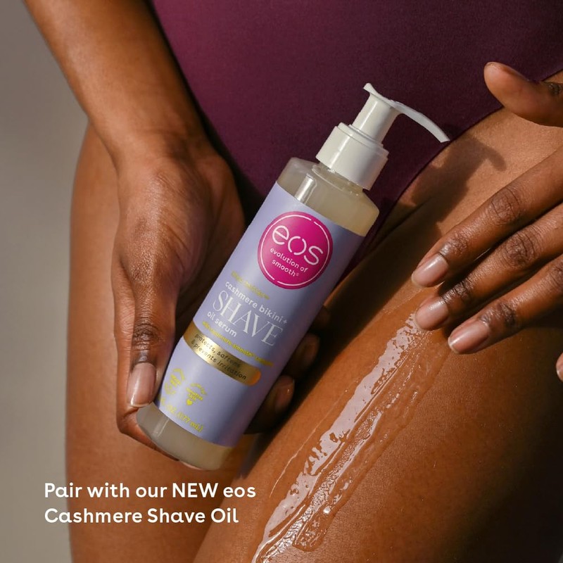 eos Cashmere Skin Collection Pre-Shave Scrub- Vanilla Cashmere Scented, Body