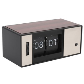 Retro Digital Flip Down Clock, Mechanical Desk Clock Easy to Read, Best Home Office Decor with Stable Accuracy, Great Choice for Any Occasion