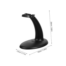 SEWACC Adjustable Barcode Scanner Stand with Tilt and Angle Settings Barcode Reader Holder for Desk Compact Space Saving Bracket for Retail Stores Warehouses and Checkout Counters in