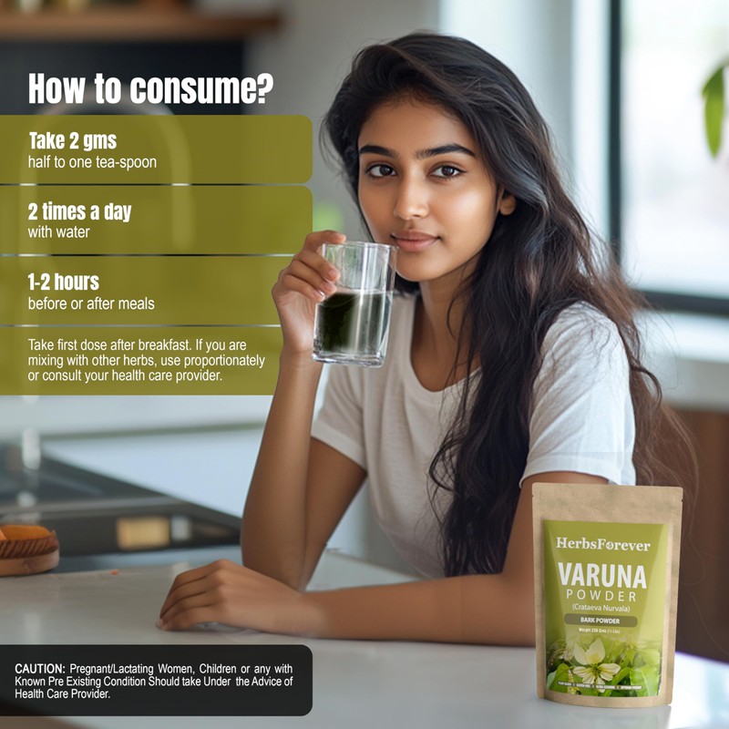 Herbsforever Organic Varuna Crataeva Nurvala Powder 230g Non-GMO, Vegan Extract