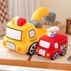 XIYUAN Bus Plush Toy car Plush Simulation School Bus Cute